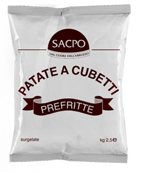 Patate a cubetti prefritti