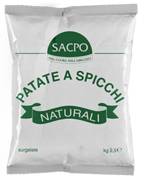 Patate a spicchi naturali